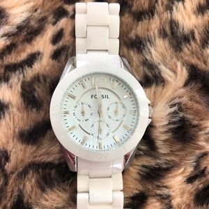 Fossil ceramic watch